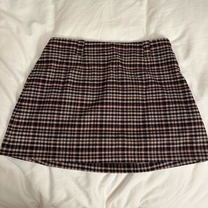 Abercrombie plaid mini skort